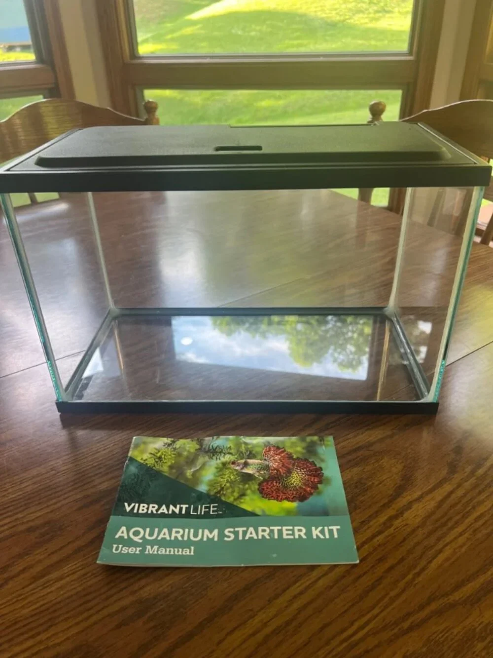 Vibrant Life 5 Gallon Aquarium Starter Kit Light Complete Beginner Fish Tank Set